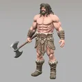 Savage Barbarian Warrior – Mô hình thu nhỏ cho RPG - Thumbnail 1