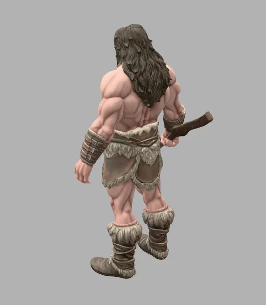 Savage Barbarian Warrior – Mô hình thu nhỏ cho RPG - Image 4