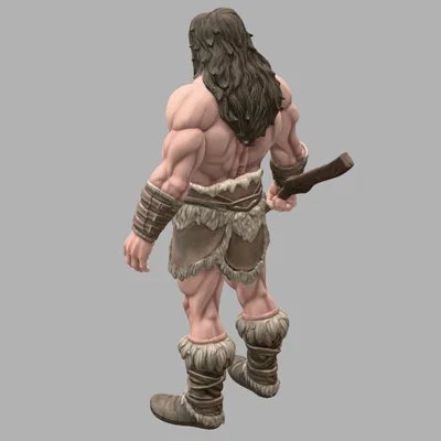 Savage Barbarian Warrior – Mô hình thu nhỏ cho RPG