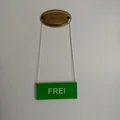 Bảng treo cửa báo trạng thái Frei/Besetzt (Rảnh/Bận) in 3D - Thumbnail 1
