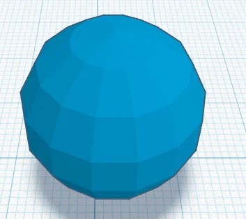 Mô hình 3D quả cầu (Ball) tối giản cho mọi máy in - Image 1