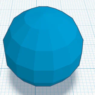 Mô hình 3D quả cầu (Ball) tối giản cho mọi máy in
