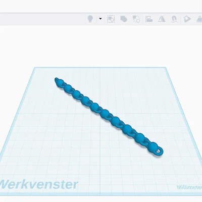 Mô hình đồ chơi dây xích vòng tròn (Simple Circle Slinky) in 3D