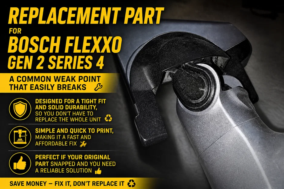 Ngàm thay thế cho Bosch Flexxo Gen 2 Series 4 - Image 1