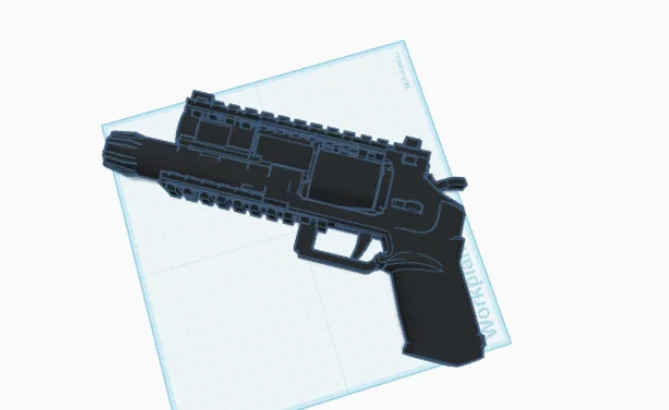 Mô hình súng Crazed Man Revolver P4 Senator (Helldivers 2) - File in 3D - Image 1