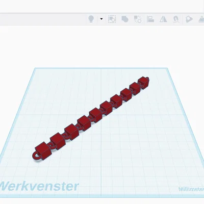 Mô hình đồ chơi Square Sinky in 3D - Đồ chơi giảm stress độc đáo