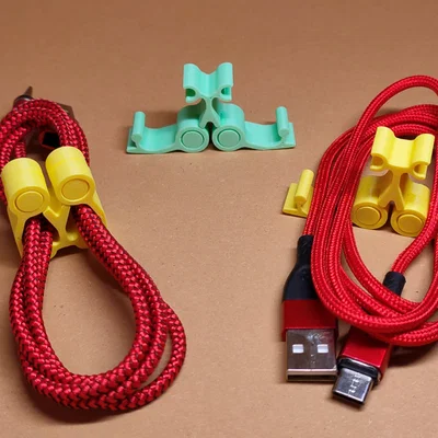 Kẹp giữ dây cáp (Cable clip) với cơ chế bấm đôi