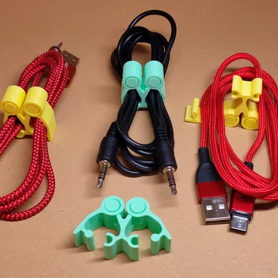 Kẹp giữ dây cáp (Cable clip) với cơ chế bấm đôi