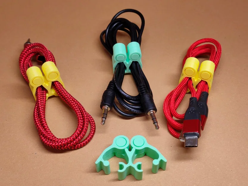 Kẹp giữ dây cáp (Cable clip) với cơ chế bấm đôi - Image 3
