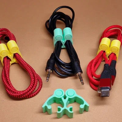 Kẹp giữ dây cáp (Cable clip) với cơ chế bấm đôi