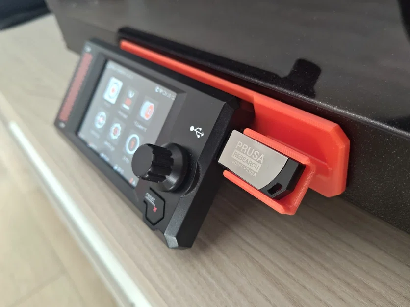 Giá đỡ USB cho Prusa Core One - Lắp kèm màn hình xLCD - Image 1
