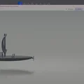 Mô hình thuyền trang trí 3D tinh tế cho không gian sống - Thumbnail 2