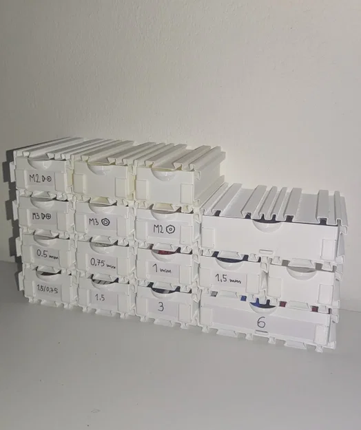 Hệ thống ngăn kéo mô-đun 3D dễ lắp ráp (Looser Tolerance Modular Drawer) - Image 1