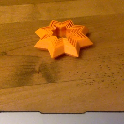 Đồ chơi giải tỏa căng thẳng Star Fidget - Mẫu in 3D đơn giản
