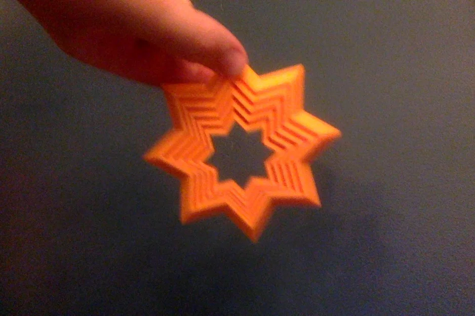 Đồ chơi giải tỏa căng thẳng Star Fidget - Mẫu in 3D đơn giản - Image 3