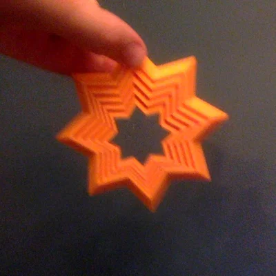Đồ chơi giải tỏa căng thẳng Star Fidget - Mẫu in 3D đơn giản