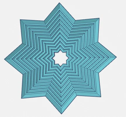Đồ chơi giải tỏa căng thẳng Star Fidget - Mẫu in 3D độc đáo - Image 2
