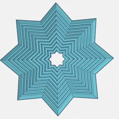 Đồ chơi giải tỏa căng thẳng Star Fidget - Mẫu in 3D độc đáo