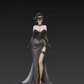Mô hình quý cô sang trọng tại vũ hội hóa trang (STL File) - Thumbnail 2