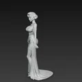Mô hình quý cô sang trọng tại vũ hội hóa trang (STL File) - Thumbnail 3