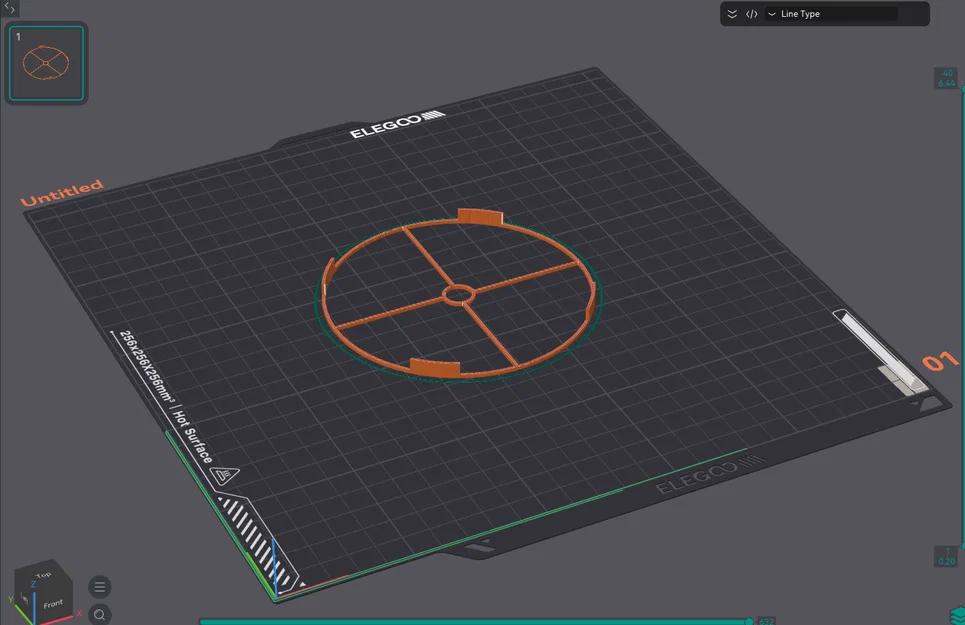 Khuôn định vị tâm gương kính thiên văn phản xạ 100mm (3D Model) - Image 1