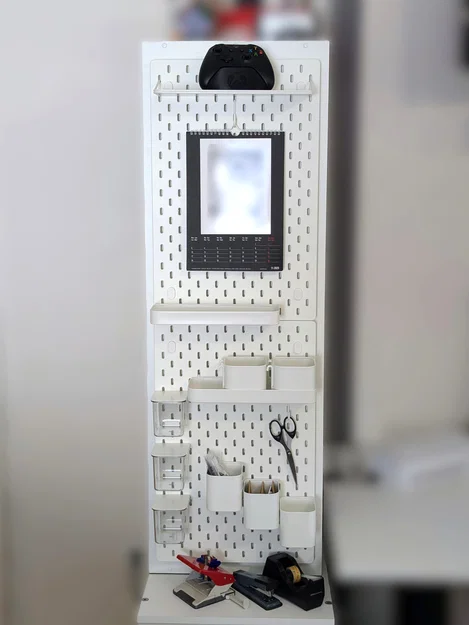 IKEA SKÅDIS // Giá treo tường thiết kế bầu dục tinh tế - Image 4