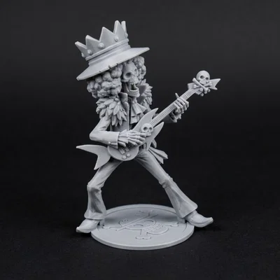 Brook (One Piece) - Mô hình nhân vật 3D