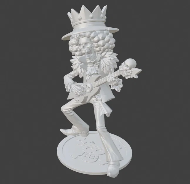 Brook (One Piece) - Mô hình nhân vật 3D - Image 4