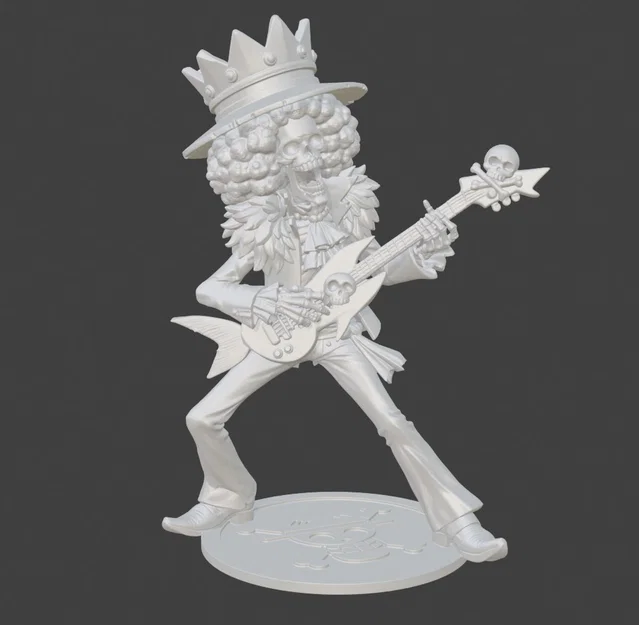 Brook (One Piece) - Mô hình nhân vật 3D - Image 5