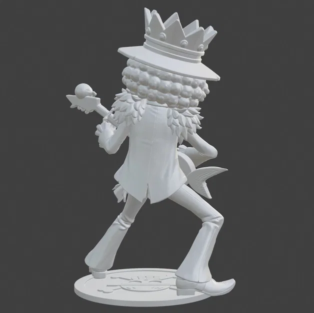 Brook (One Piece) - Mô hình nhân vật 3D - Image 6