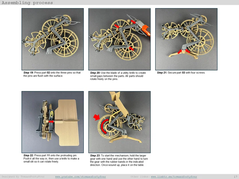 Cơ cấu hồi trọng lực Remontoire (Remontoir gravity escapement) - Image 16