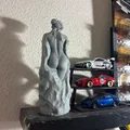 Mô hình tượng nghệ thuật nữ thần điêu khắc trên đá in 3D - Thumbnail 2