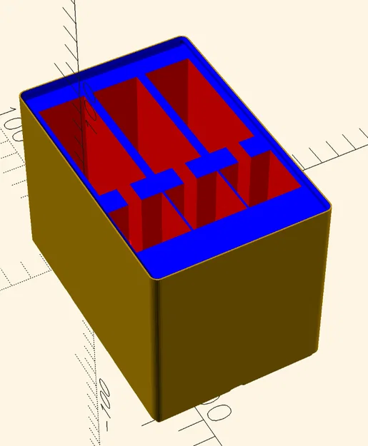 Khay lưu trữ adapter video thông minh tương thích Gridfinity - Image 1