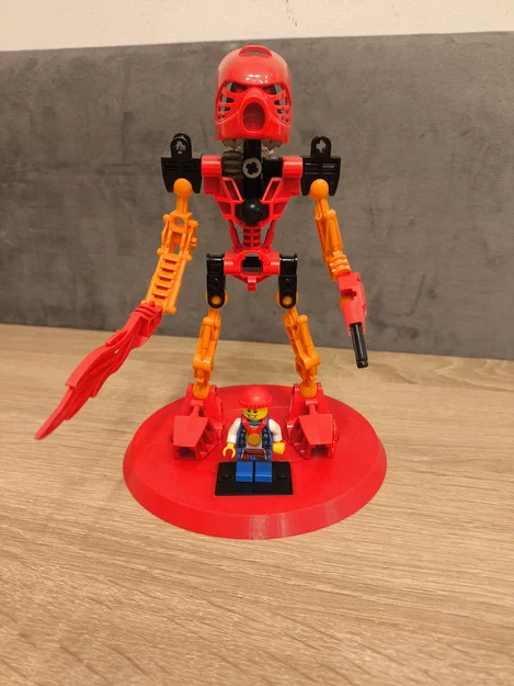 Đế trưng bày cho mô hình LEGO Bionicle kết hợp khay để minifigure - Image 1