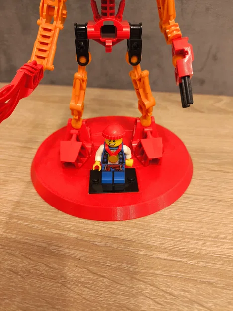 Đế trưng bày cho mô hình LEGO Bionicle kết hợp khay để minifigure - Image 2