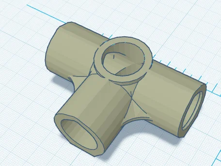 Khớp nối 5 ngả (5-way tee) cho dự án DIY in 3D - Image 1
