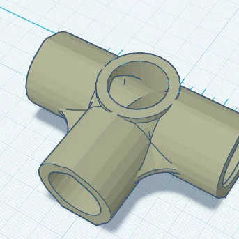 Khớp nối 5 ngả (5-way tee) cho dự án DIY in 3D