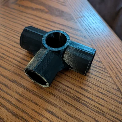 Khớp nối 5 ngả (5-way tee) cho dự án DIY in 3D