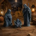 Bộ Tượng Chúa Giáng Sinh (Nativity Scene) In 3D Tối Giản - Thumbnail 1