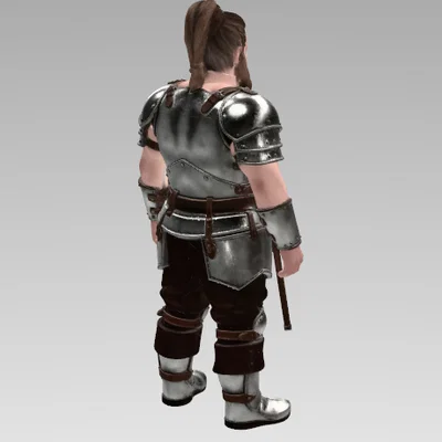 Dwarven Steel Guardian – Mô hình thu nhỏ chiến binh giáp nặng RPG