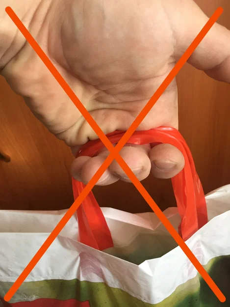 Tay cầm hỗ trợ xách túi nilon tiện lợi (Plastic bag handle) - Image 1