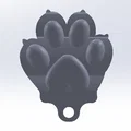 Móc khóa hình bàn chân thú cưng dễ thương (Paw Keychain) - Thumbnail 2