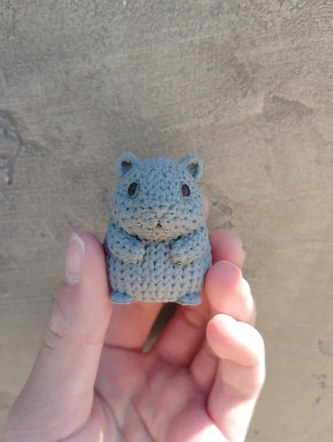 Mô hình chuột Hamster đan len (Crochet Hamster) dễ thương - Image 2