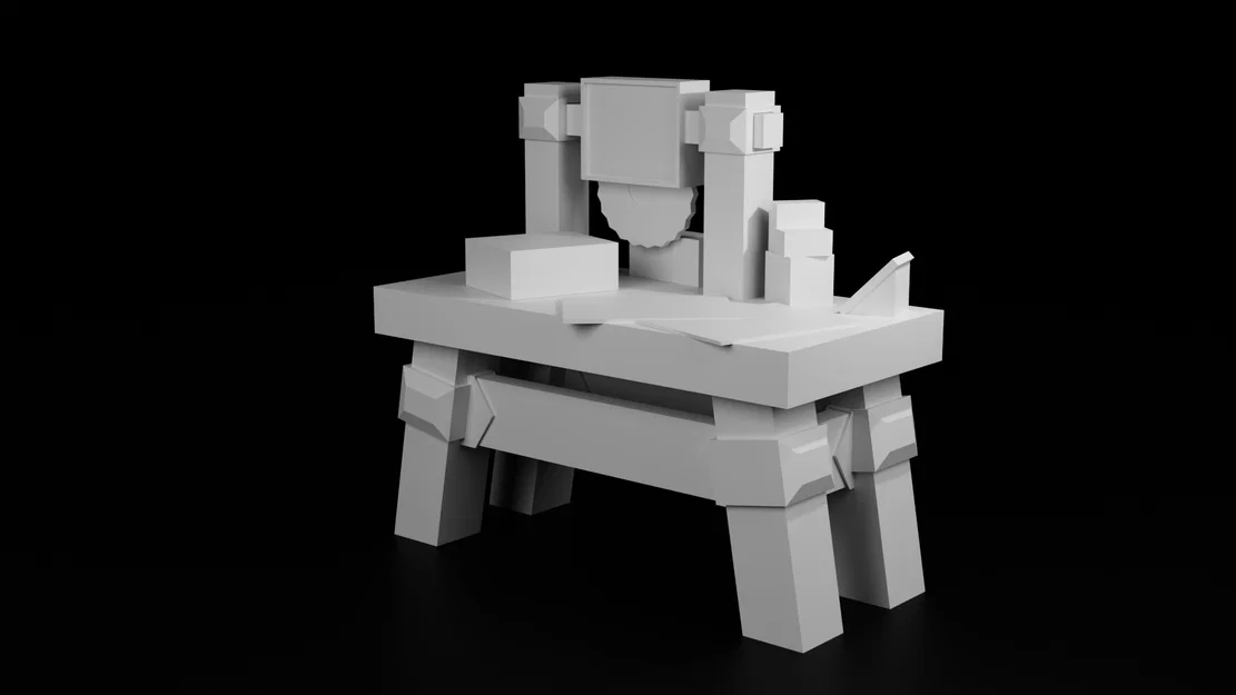 Mô hình Hytale Mini Builder Bench V1 - Image 1