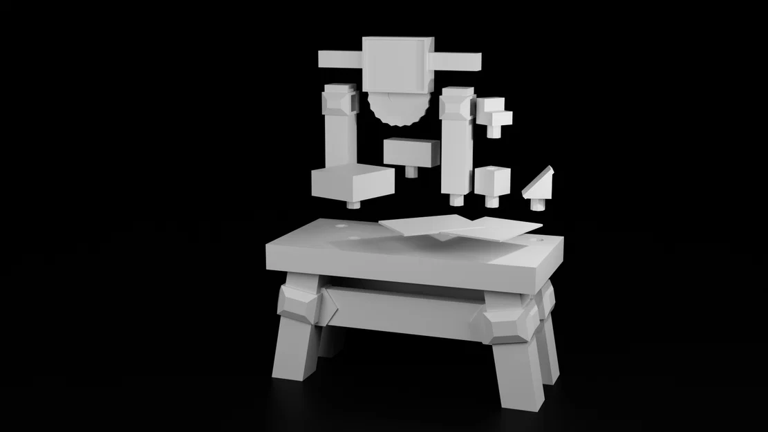 Mô hình Hytale Mini Builder Bench V1 - Image 3