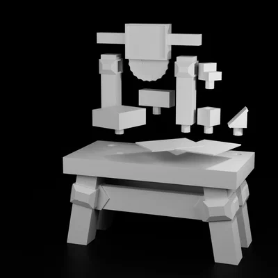 Mô hình Hytale Mini Builder Bench V1