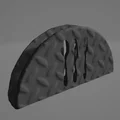 Hộp đựng khăn giấy (Napkin holder) với họa tiết giả kim loại - Thumbnail 3