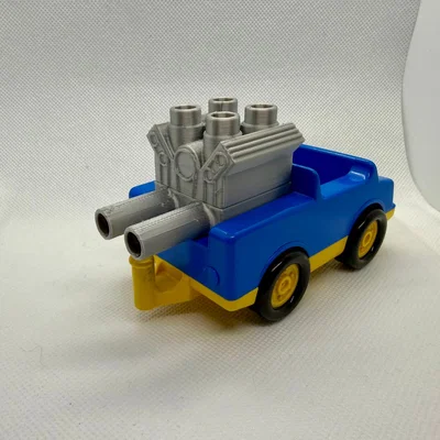 Bộ động cơ V4 V6 R6 V8 tương thích Lego Duplo (kèm ống xả!)
