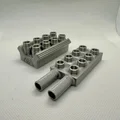 Bộ động cơ V4 V6 R6 V8 tương thích Lego Duplo (kèm ống xả!) - Thumbnail 7