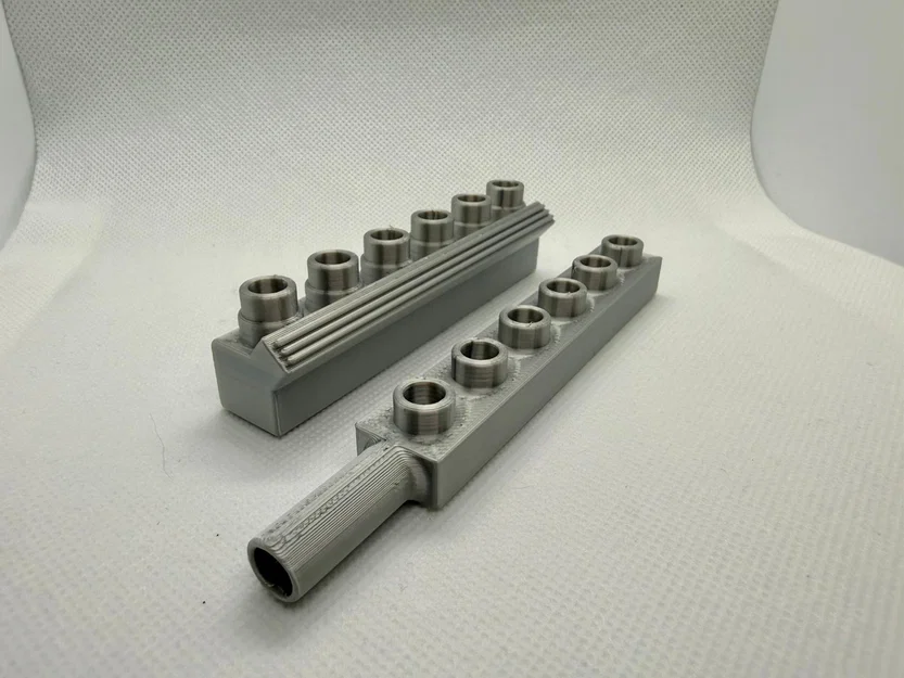 Bộ động cơ V4 V6 R6 V8 tương thích Lego Duplo (kèm ống xả!) - Image 8